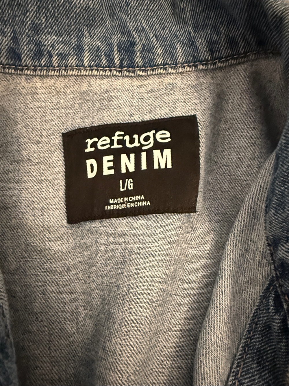 Blue Cropped Jean Jacket - Picture 2 of 3